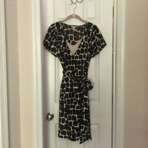 Banana Republic Giraffe Wrap Dress